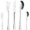 ESMEYER Stockholm 30 pcs. service de couverts 6 pers : 6 couteaux, 6 fourchettes, 6 cuillères, 6 cuillères à café, 6 fourchettes à gâteau - acier inoxydable 18/10 poli