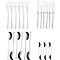 ESMEYER Stockholm Set de 24 couverts pour 6 personnes, acier inoxydable 18/10 poli, couteaux en acier à lame, 2,2/2,0 mm