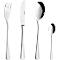 ESMEYER Stockholm Set de 24 couverts pour 6 personnes, acier inoxydable 18/10 poli, couteaux en acier à lame, 2,2/2,0 mm