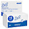 Essuie-mains en papier Scott® Essential 6669, pliage en Z, 1 épaisseur, 15 paquets de 240 serviettes, blanc