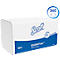 Paquet blanc d'essuie-mains avec logo bleu 'Scott Essential Hand Towels'. En haut à droite, un cercle indique 340 essuie-mains.