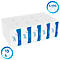 Essuie-mains en papier Scott® Interfold Essential 6617, 1 épaisseur, 15 paquets de 340 serviettes, blanc