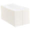 Pile de serviettes en papier blanches, pliées.