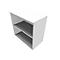 Estantería SOLUS PLAY, 2 alturas de archivo, An 800 x P 420 x Al 748 mm, blanco