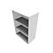 Estantería SOLUS PLAY, 3 alturas de archivo, An 800 x P 420 x Al 1122 mm, blanco