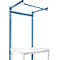 Estructura pórtica adicional con brazo saliente, Mesa básica SPEZIAL mesa de trabajo/banco de trabajo UNIVERSAL/PROFI, 1250 mm, azul brillante