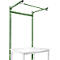 Estructura pórtica adicional con brazo saliente, Mesa básica SPEZIAL mesa de trabajo/banco de trabajo UNIVERSAL/PROFI, 1250 mm, verde reseda