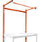 Estructura pórtica adicional con brazo saliente, Mesa básica SPEZIAL mesa de trabajo/banco de trabajo UNIVERSAL/PROFI, 1500 mm, rojo anaranjado