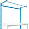 Estructura pórtica adicional con brazo saliente, Mesa básica STANDARD mesa de trabajo/banco de trabajo UNIVERSAL/PROFI, 1750 mm, azul luminoso