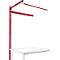 Estructura pórtica adicional con brazo saliente, Mesa de extensión SPEZIAL mesa de trabajo/banco de trabajo UNIVERSAL/PROFI, 1250 mm, rojo rubí