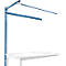 Estructura pórtica adicional con brazo saliente, Mesa de extensión SPEZIAL mesa de trabajo/banco de trabajo UNIVERSAL/PROFI, 1500 mm, azul brillante