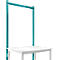 Estructura pórtica adicional, mesa básica STANDARD sistema mesa de trabajo/banco de trabajo UNIVERSAL/PROFI, 1250 mm, azul agua