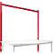 Estructura pórtica adicional, mesa básica STANDARD sistema mesa de trabajo/banco de trabajo UNIVERSAL/PROFI, 1750 mm, rojo rubí