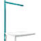 Estructura pórtica adicional para mesa de extensión STANDARD sistema mesa de trabajo/banco de trabajo UNIVERSAL/PROFI, 1250 mm, azul agua