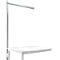 Estructura pórtica adicional para mesa de extensión STANDARD sistema mesa de trabajo/banco de trabajo UNIVERSAL/PROFI, 1250 mm, gris luminoso