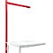 Estructura pórtica adicional para mesa de extensión STANDARD sistema mesa de trabajo/banco de trabajo UNIVERSAL/PROFI, 1250 mm, rojo rubí