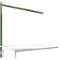 Estructura pórtica adicional para mesa de extensión STANDARD sistema mesa de trabajo/banco de trabajo UNIVERSAL/PROFI, 1750 mm, verde reseda