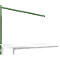 Estructura pórtica adicional para mesa de extensión STANDARD sistema mesa de trabajo/banco de trabajo UNIVERSAL/PROFI, 2000 mm, verde reseda