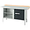 Etabli à caisson Schäfer Shop Select PWi 150-1, plateau en hêtre multiplex, avec couvercle en acier, jusqu'à 750 kg, L 1500 x P 700 x H 840 mm, anthracite