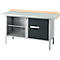 Etabli à caisson Schäfer Shop Select PWi 150-1, plateau en hêtre multiplex, avec couvercle en acier, jusqu'à 750 kg, L 1500 x P 700 x H 840 mm, anthracite