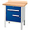Établi à caisson Schäfer Shop Select PWi 75-0, plateau multiplex en hêtre, jusqu'à 750 kg, L 750 x P 700 x H 840 mm