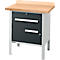 Établi à caisson Schäfer Shop Select PWi 75-0, plateau multiplex en hêtre, jusqu'à 750 kg, L 750 x P 700 x H 840 mm