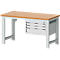 Établi cubio W-1577/11-237, gris clair