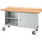 Etabli mobile Schäfer Shop Select PWi 150-1, plateau en hêtre multiplex, jusqu'à 400 kg, L 1500 x P 700 x H 840 mm