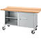 Etabli mobile Schäfer Shop Select PWi 150-1, plateau en hêtre multiplex, jusqu'à 400 kg, L 1500 x P 700 x H 840 mm