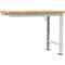 Établi modulaire Profi Spezial Manuflex, plateau de table en multiplex, 1250 x 700 mm, gris clair
