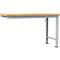 Établi modulaire Profi Spezial Manuflex, plateau de table en multiplex, 1500 x 700 mm, alu argent