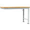 Établi modulaire Profi Spezial Manuflex, plateau de table en multiplex, 1500 x 700 mm, gris clair