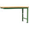 Établi modulaire Profi Spezial Manuflex, plateau de table en multiplex, 1500 x 700 mm, vert réséda