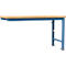 Établi modulaire Profi Spezial Manuflex, plateau de table en multiplex, 1750 x 700 mm, bleu brillant