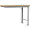 Établi modulaire Profi Spezial Manuflex, plateau de table en plastique, 1250 x 700 mm, alu argent