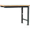 Établi modulaire Profi Spezial Manuflex, plateau de table en plastique, 1250 x 700 mm, anthracite