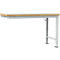 Établi modulaire Profi Spezial Manuflex, plateau de table en plastique, 1500 x 700 mm, gris clair