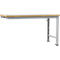 Établi modulaire Profi Spezial Manuflex, plateau de table en plastique, 1750 x 700 mm, alu argent