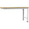 Établi modulaire Profi Spezial Manuflex, plateau de table en plastique, 1750 x 700 mm, gris clair