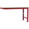 Établi modulaire Profi Spezial Manuflex, plateau de table en plastique, 1750 x 700 mm, rouge rubis