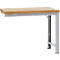 Établi modulaire Profi Standard Manuflex, plateau de table en multiplex, 1250 x 700 mm, alu argent