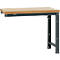 Établi modulaire Profi Standard Manuflex, plateau de table en multiplex, 1250 x 700 mm, anthracite