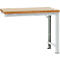 Établi modulaire Profi Standard Manuflex, plateau de table en multiplex, 1250 x 700 mm, gris clair