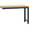Établi modulaire Profi Standard Manuflex, plateau de table en multiplex, 1500 x 700 mm, anthracite