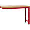 Établi modulaire Profi Standard Manuflex, plateau de table en multiplex, 1500 x 700 mm, rouge rubis
