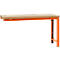 Établi modulaire Profi Standard Manuflex, plateau de table en multiplex, 1750 x 700 mm, rouge orangé