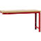 Établi modulaire Profi Standard Manuflex, plateau de table en multiplex, 1750 x 700 mm, rouge rubis