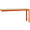 Établi modulaire Profi Standard Manuflex, plateau de table en multiplex, 2000 x 700 mm, rouge orangé