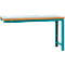 Établi modulaire Profi Standard Manuflex, plateau de table en plastique, 1750 x 700 mm, turquoise