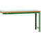 Établi modulaire Profi Standard Manuflex, plateau de table en plastique, 1750 x 700 mm, vert réséda